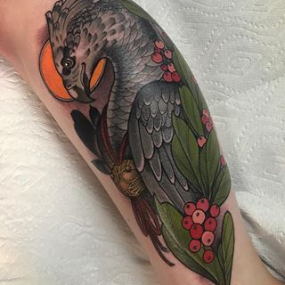 Buckbeak Tattoo, Traditional Harry Potter Tattoo, Ellensburg Washington, Harry Tattoos, Potter Tattoo, Harry Potter Tattoo, Neo Traditional, Birds Tattoo, Get A Tattoo