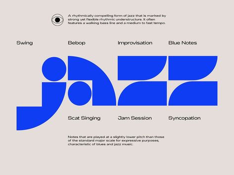 JAZZ by matthieumartigny on Dribbble Jazz Typography Poster, Jazz Festival Poster Design, Jazz Logo Design, Jazz Graphic Design, Jazz Font, Jazz Typography, Jazz Restaurant, Jazz Logo, Festival Website