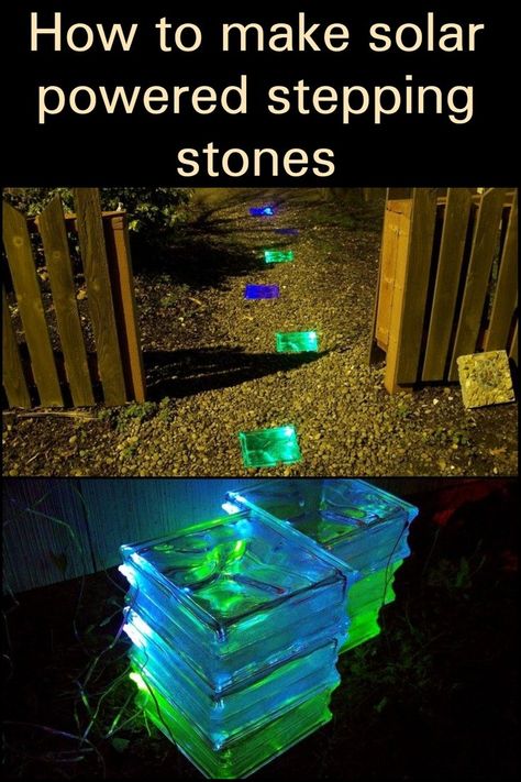 Solar Lights Diy, Diy Outdoor Lighting, Meteor Garden 2018, Living Modern, Stones Diy, Backyard Lighting, Outdoor Diy Projects, Backyard Diy Projects, Diy Solar