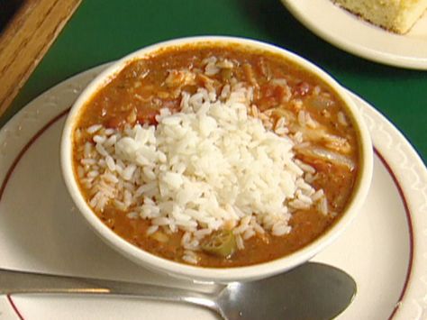 Catfish Gumbo via FoodNetwork.com http://www.foodnetwork.com/recipes/catfish-gumbo-recipe0.html Catfish Gumbo Recipe, Catfish Gumbo, Catfish Stew, Shrimp Gumbo Recipe, Creole Dishes, Gumbo Recipe Sausage, Creole Food, Catfish Recipes, Sausage Gumbo