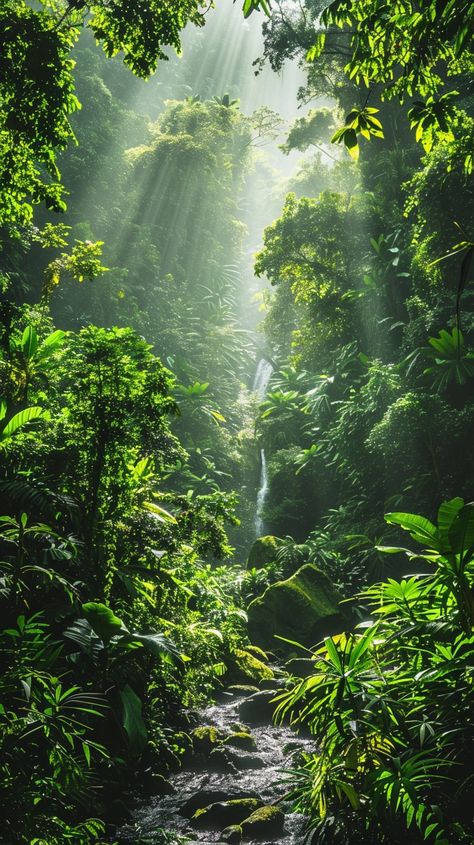 Dreamy Nature Photography, Tropical Forest Aesthetic, Hidden Waterfall, Night Sky Art, Castle Gardens, City Flowers, Best Nature Wallpapers, Castle Garden, Mystical Forest