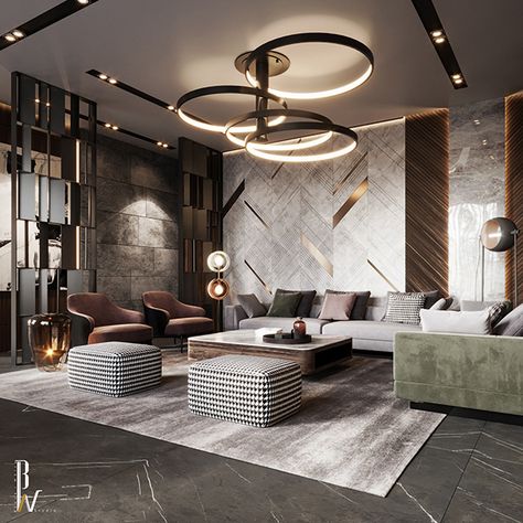 𝐌𝐎𝐃𝐄𝐑𝐍 𝐌𝐀𝐉𝐋𝐈𝐒 𝐃𝐄𝐒𝐈𝐆𝐍 on Behance Modern Luxury Living Room, Drawing Room Design, Drawing Room Interior Design, Drawing Room Interior, Lounge Interiors, Modern Sofa Designs, Hall Interior Design, Luxury Living Room Design, Hall Interior