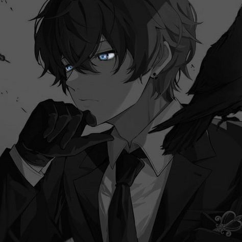 Emo Anime Boy, Fb Profile Photo, Anime Photo Profile Dark, Emo Art, Dark Anime Guys, Anime Cover Photo, Dark Pictures, Cool Anime Guys, Anime Shadow