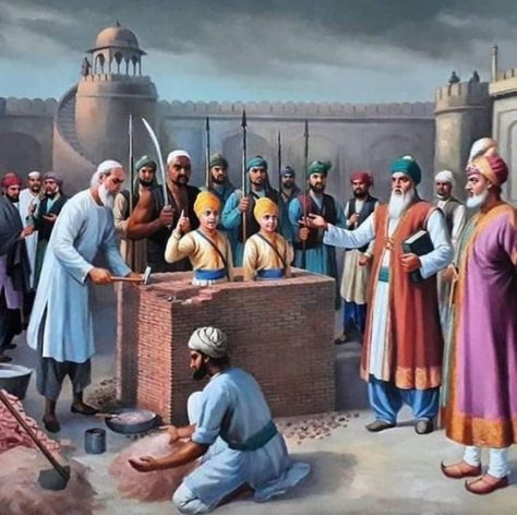 Chote Sahibzade Shahidi, Char Sahibzade, Char Sahibzade Pics, Guru Tegh Bahadur, Baba Deep Singh Ji, Guru Nanak Photo, Guru Nanak Wallpaper, Lol Photo, Religious Photos