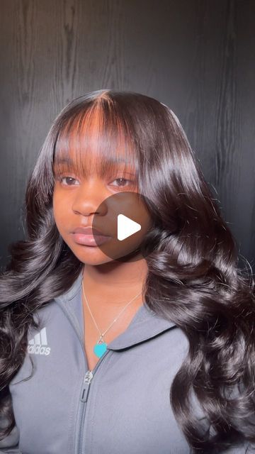 14K views · 6.4K likes | TOPNOTCHHANDS LLC on Instagram: "Complimenting bangs 🫧  Lace Resv. | Closure Sewin: Fringe, Curls  Online scheduling available with @topnotchhands  ——— #chicagohairstylist #southchicago #hairinspo #luxuryhair #fringe #curtainbangs #topnotchhands #wiginstall #quickweavechicago #sewinchicago" Weave Curtain Bangs, Wig With Bangs And Curls, Chinese Bang Wig Hairstyles, Bangs Sew In, Bang With Curls, Closure Sew In With Bangs, Quickweave With Bangs, Frontal With Bangs, Bang Quick Weave