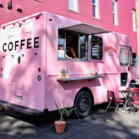 Coffee Lovers | Cafe | Barista on Instagram: “For all the Pink Lovers 💖💖 . . Follow: @cafeandcoffeeworld Follow: @cafeandcoffeeworld ☕ Follow: @cafeandcoffeeworld - Follow…” Cafe Barista, Coffee Trailer, Pink Cafe, Coffee Truck, Pink Coffee, Cafe Interior Design, Cafe Interior, Coffee Lovers, Color Ideas