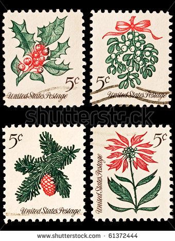 vintage Christmas postage stamps Christmas Postage Stamps, طوابع بريد, Usa Stamps, Unique Stamps, Postage Stamp Art, Vintage Postage Stamps, Christmas Graphics, Stamp Printing, Vintage Postage