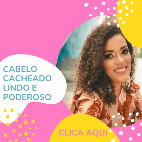 Dicas de cabelo cacheado lindo e poderoso você encontra aqui. Confira como deixar o cabelo cacheado com volume lindo e saudável #cabelocacheado #cachos #transiçãocapilar Please Wait, Movie Posters, Hair, Film Posters