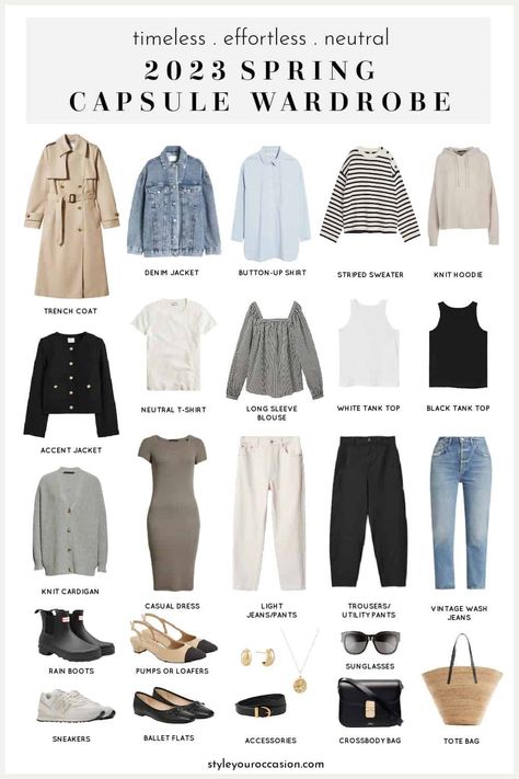 Capsule Wardrobe Checklist, Capsule Wardrobe Women, Classic Capsule Wardrobe, Mode Tips, Capsule Wardrobe Outfits, Fashion Capsule Wardrobe, Spring Capsule, Spring Capsule Wardrobe, Summer Capsule Wardrobe