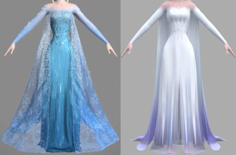 Elsa Dress Real Life, Elsa Inspired Outfit, Sims 4 Princess Cc, Elsa White Dress, Elsa Inspired Dress, Elsa Frozen Dress, Elsa Outfit, Frozen Fashion, Elsa Coronation