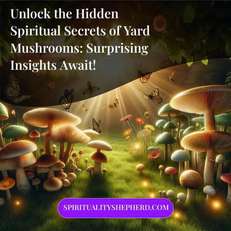 🌟 Ever wondered what those mysterious mushrooms in your yard really mean? 🌱 Dive into the enchanting world of fungi and uncover their spiritual significance! From symbolizing growth and renewal to connecting us with nature, these captivating creatures hold more power than you might think! 🦄✨

Discover the secrets beneath your feet and reflect on personal transformation through these natural wonders. Don’t wait – explore the full story and let nature speak to your soul!

👉 Like this post if you find it intriguing and follow us for more magical insights! 🍄💚 Mushrooms In Yard, Growth And Decay, Cultural Beliefs, Personal Transformation, Inner Guidance, Cycle Of Life, Spiritual Meaning, Native American Culture, Spiritual Guidance