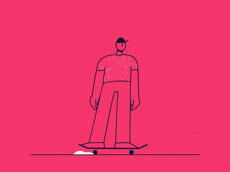 Skateboard Animation, Bicycle Animation, Skating Animation, Cell Animation, Skate Boy, Motion Art, Animation Stop Motion, Frame By Frame, Motion Designer