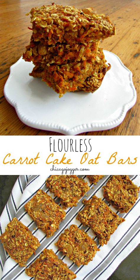 Flourless Carrot Cake Oat Bars Iowa Food, Cleaning Eating, Carrot Cakes, Clean Snacks, Eating Breakfast, Clean Eating Breakfast, Mood Food, Chicago Food, Fall Breakfast