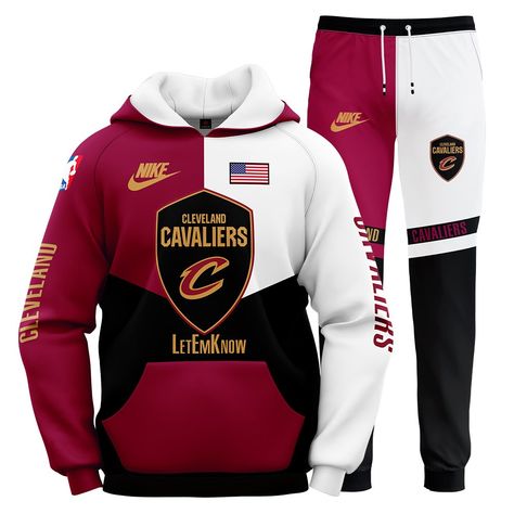 Cleveland+Cavaliers+Superior+Tracksuit+Hoodie+Sweatpants+Set Hoodie And Pants Set, Hoodie And Pants, Hoodie And Sweatpants, Sweatpants Set, Cleveland Cavaliers, Cleveland, Nba, Pants Set, Sweatpants