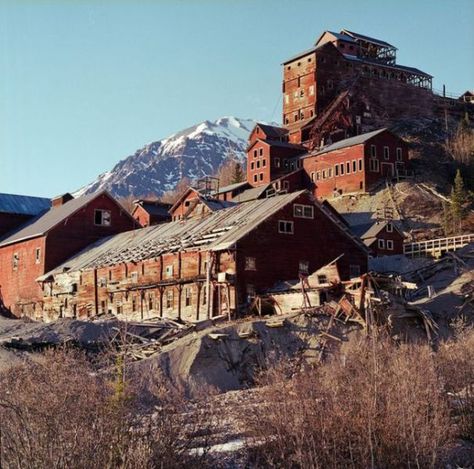 Ghost mines, Alaska Alaska Images, Abandoned Mine, Rock Quarries, Abandoned Town, Garden Railway, Mining Town, Old Factory, Abandoned Buildings, Abandoned Houses