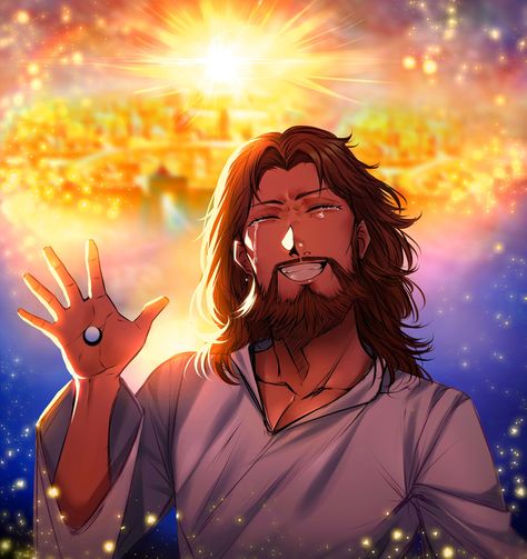 How To Draw Jesus, Jesus Fanart, Jesus And Me Illustration, Jesus Anime, Jesus Drawing, Jesus Illustration, Jesus Christ Illustration, Jesus Cartoon, Jesus Drawings