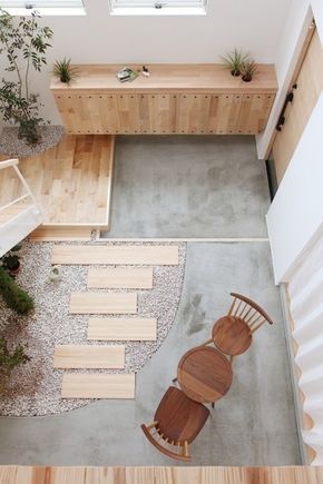 Japanese Interior Design, Tiny House Movement, Patio Interior, Japanese Interior, Interior Concept, Interior Garden, Decorating Small Spaces, Small Decor, Decoration Design