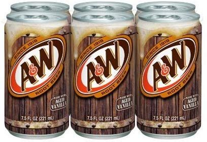 AmazonSmile : A&W Root Beer in 7.5 oz Cans (Case of 24) : Grocery & Gourmet Food Delicious Cream, Beer Tasting, How To Make Beer, Family Night, Soda Pop, Caffeine Free, American Classic, Soft Drinks, Vanilla Ice Cream