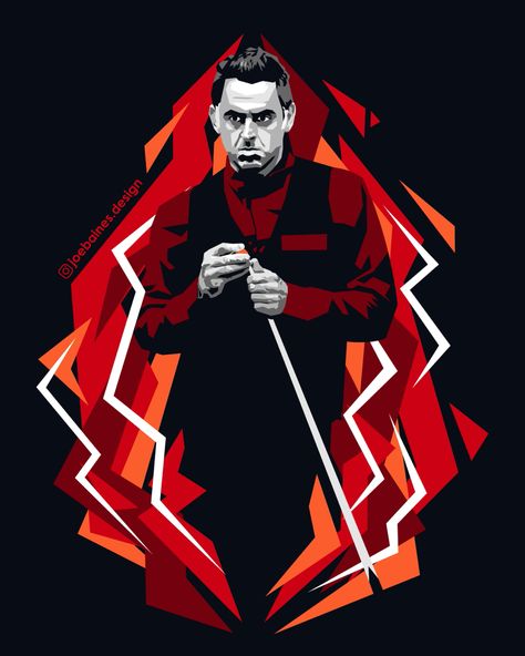 Snooker, art, illustration, digital illustration, snooker art, Ronnie, Ronnie O’Sullivan, artist, illustrator, snooker art, snooker illustration, snooker artist, digital art, rocket, the rocket Billiards Room Decor, Ronnie O'sullivan, Billiards Room, Pool Table Room, Table Room, Billiard Room, Pool Table, Blue House, Billiards