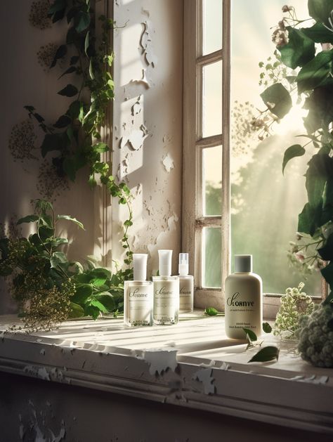 Prompt - Overgrown nature, Lancome cosmetics on plaster, European style decoration, right side light, sun splashes, highdefinition photography, high detail, HD8K --s 100 --upbeta 😃Midjourney V5. Product photography, 3D rendering, stock product background, advertising, shampoo, soap #midjourney Author - Browniem Moss Product Photography, Overgrown Nature, Valentino Campaign, Nat Habit, Lancome Cosmetics, Background Advertising, Product Background, Product Rendering, Render Design