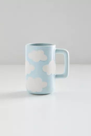 Cloud Mug, Geometric Removable Wallpaper, Tall Mug, Uo Home, Cerámica Ideas, Glass Tea Cups, Clouds Design, Bar Items, Glassware Collection