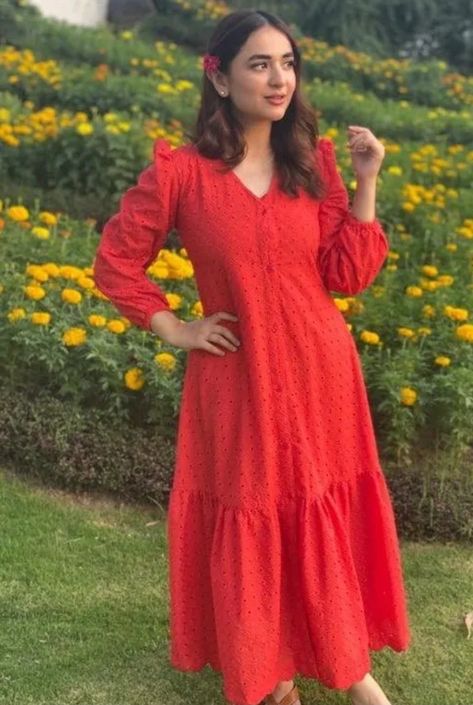 #summerdressdesign #dressdesign #pakistanidress #longfrock #frockdesign #frocks #frock Simple Pakistani Dresses Casual Summer, Simple Pakistani Dresses Casual, Summer Frock Designs, Long Frocks For Women, Frock Designs For Women, Long Frocks Designs, Daytime Glam, Elegant Maxi Dresses, White Frock