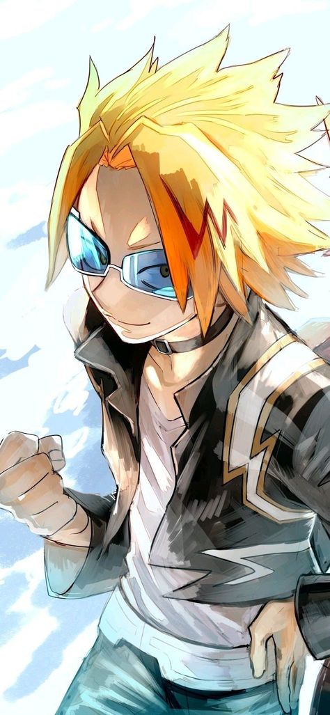 Mha Fanart Denki, My Hero Academia Ships, Denki Wallpaper, Mha Kaminari, Non Existent, Kaminari Denki, Human Pikachu, Denki Kaminari, Dessin Adorable