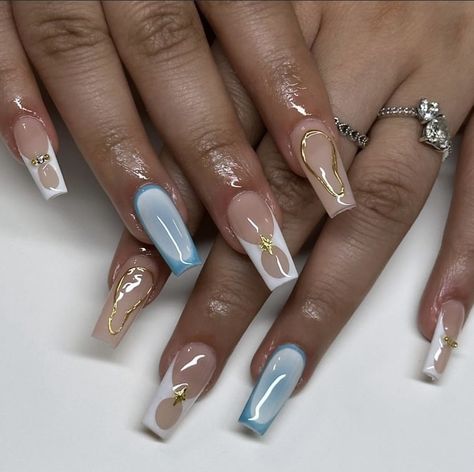 Jamaica Nails, Acrylic Nails Nude, Face Beat, Girly Acrylic Nails, Cute Acrylic Nail Designs, Pretty Gel Nails, Unique Acrylic Nails, Bling Acrylic Nails, Short Acrylic Nails Designs