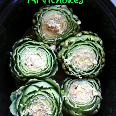 How to Make Crockpot Artichokes - Family Fresh Meals Crockpot Artichokes, Crockpot Vegetables, Fresh Meals, Family Fresh Meals, Artichoke Recipes, Crock Pot Slow Cooker, Instapot Recipes, Crock Pot Cooking, Veggie Dishes