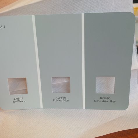 Valspar Paint, Baywaves, Polished Silver, Stone Mason Grey Valspar Hallway Paint Colors, Polished Silver Valspar, Silver Eucalyptus Paint Valspar, Grey Patina Valspar, Valspar Paint Colors Gray, Pearl Furniture, Interior Paint Colors For Living Room, Valspar Paint Colors, Coastal Paint Colors