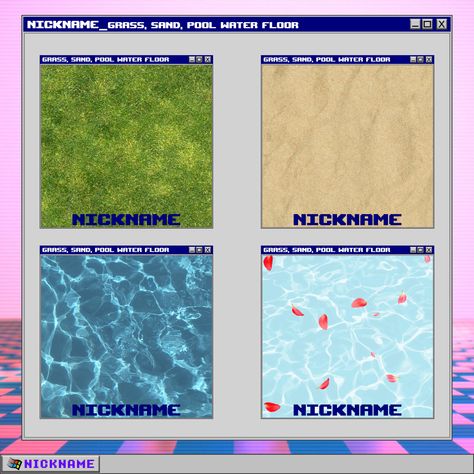 Sims 4 Grass Floor Cc, Sims 4 Pool Build, Give Me A Nickname, Mod Pool, Sand Pool, Cc Patreon, Sims 4 Piercings, Sims 4 Blog, Pool Floaties