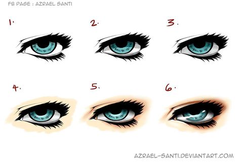 Coloring eyes by Azrael Santi Azrael Santi, Coloring Eyes, Anatomy References, Eyes Drawing, Anatomy Study, Cosplay Diy, Anatomy Reference, Anime Eyes, Art References