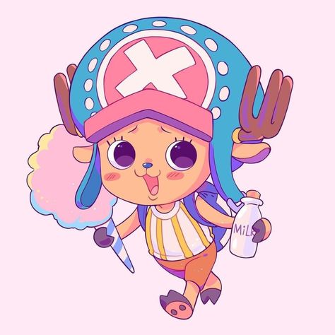 Chopper Fanart, Chopper Cute, Chat Wallpaper Whatsapp, Pirate Ship Art, One Piece Chopper, One Piece Tattoos, Kawaii Disney, Tony Chopper, One Piece Crew