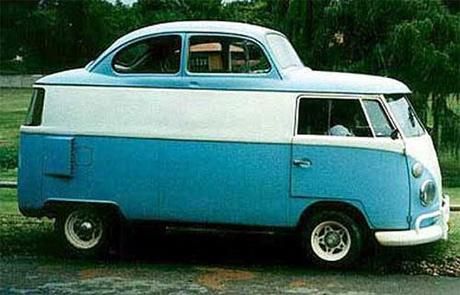 Die Top 10 der verrücktesten VW Busse - Paperblog Busses For Sale, Vw Kampeerwagens, Kombi Trailer, T3 Vw, Kombi Motorhome, Combi Volkswagen, Combi Vw, Vw Vintage, Bus Camper