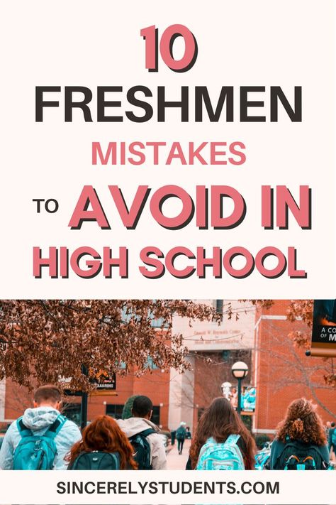 Tips For Highschool Freshman, Tips For Freshman In High School, Freshman Year High School, Back To School Amazon, High School Schedule, High School Prep, High School Supplies, Back To School Highschool, Freshman Orientation