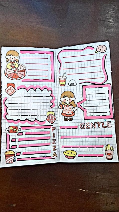 Journal ideas-ultralight filter-by : zazaa_ Chapter Title Ideas Notes, Ide Journal, Ide Jurnal, Cute Text Symbols, Sticker Journal, Pink Room Decor, Stickers Journal, Doodle Art Journals, Diy Journal Books