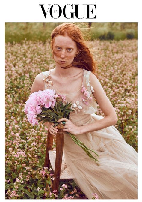 Laura Roth Poses Outdoors in Dreamy Looks for Vogue Ukraine Nature Editorial, Editorial Vogue, Vogue Ukraine, Romantic Nature, Vogue Editorial, Mode Editorials, Dreamy Photography, Romantic Look, Outdoor Fashion