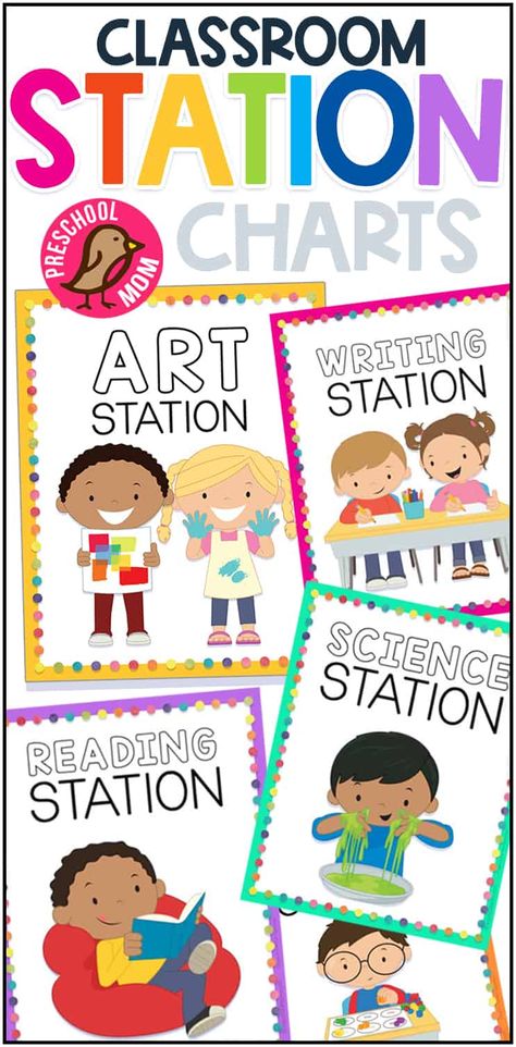 Classroom Centers Labels, Centers In Preschool Classroom, Literacy Center Labels Free, Free Centers Signs For Preschool, Wall Ideas For Preschool Classroom, Center Posters For Preschool, Printable Center Signs For Preschool, Center Labels For Kindergarten, Whos Here Today Chart Classroom