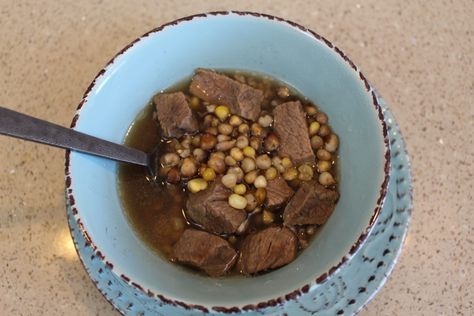 Indian Corn Soup Native American Food, Native Foods, Indian Corn, Corn Soup, Beef Soup, Company Meals, Cooking Pot, American Food, Beef Stew