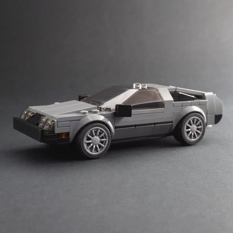 DeLorean | Stainless style - after a stellar career at Gener… | Flickr Lego Engine, Back To The Future Lego, Custom Delorean, Lego Delorean, Delorean Alpha 5, Lego Hacks, Back To The Future Delorean, Lego Wheels, Dmc Delorean