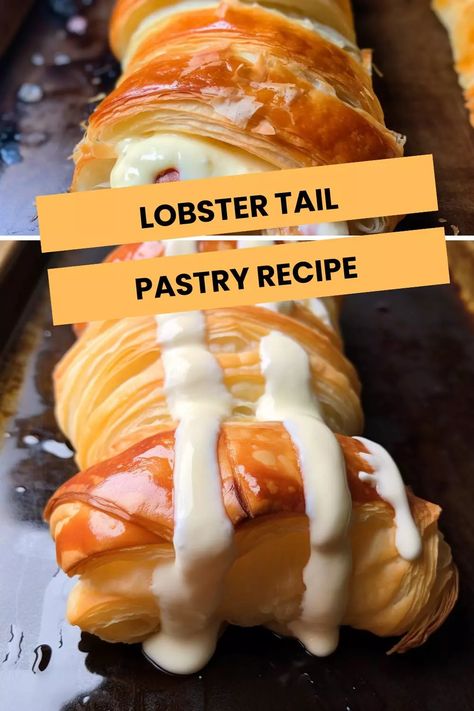 Lobster Tail Pastry Recipe, Lobster Tail Pastry, Cream Puff Dough, Lobster Tail, Pastry Recipe, Pastry Shells, Lobster Tails, Flaky Pastry, Cream Puffs