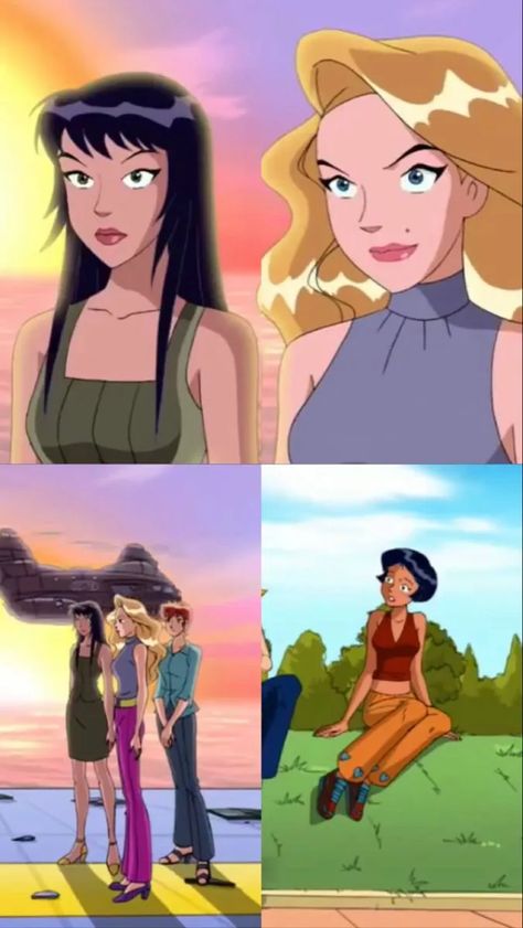 Spies vs spies 1:17 (2) Check more at https://blogdoarmindo.com.br/spies-vs-spies-117-2/ Totaly Spies Outfits, Totally Spies Aesthetic Outfits, Totally Spies Oc, Totally Spies Fanart, Totally Spies Outfits, Totally Spies Aesthetic, Spies Outfits, Kidcore Fashion, Clover Totally Spies