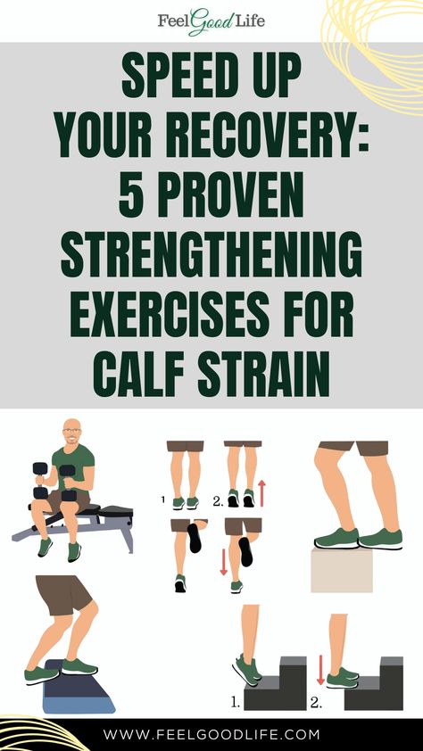 Accelerate calf strain recovery with 5 proven strengthening exercises. Designed to rebuild muscle strength, enhance flexibility, and prevent future injuries, these exercises are key to a speedy and effective recovery. Suitable for all fitness levels, they can be easily integrated into your daily routine. Start strengthening your calves today and get back to your favorite activities with confidence. #CalfStrainRecovery #StrengtheningExercises #InjuryPrevention #Flexibility Calf Strain Exercises, Home Rehab, Soleus Muscle, Gastrocnemius Muscle, Shoulder Pain Exercises, Muscle Tear, Calf Strain, Calves Exercises, Knee Strengthening