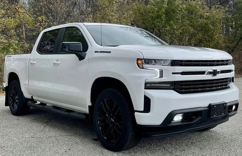 White Gmc Sierra 1500, Chevrolet Trucks Silverado, Squatted Trucks, 2019 Chevy Silverado, Custom Silverado, Silverado 4x4, Electric Pickup Truck, Custom Lifted Trucks, Nice Trucks