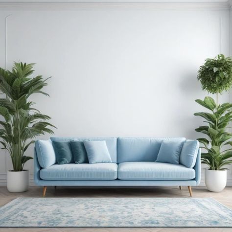 Modern comfort meets timeless style! This sleek blue sofa is sure to be the star of your living room. The clean lines and low profile create a modern look, while the plush cushions ensure ultimate comfort. The pops of white with the throw pillows add a touch of contrast. What do you think of this modern sofa? Hit that like button and tell me below! #modernsofa #blueandwhite #livingroomdecor Powder Blue Sofa, Sky Blue Sofa, Light Blue Sofa, Deer Photography, Blue Sofa, Like Button, Modern Sofa, Sofa Design, Sofa Furniture