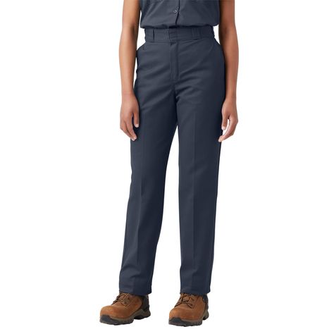 PRICES MAY VARY. Original fit; High waist; Zipper fly Same great styling as Dickies Men’s 874 Hook and eye closure; Front side slash pockets; rear welt pockets Easy care stain release; Wrinkle resistant 8.5 oz. Twill, 65% Recycled Polyester/35% Cotton Dickies 874 Women, Dickies 874, Work Pants Women, Dickies Women, Safety Clothing, Plus Size Brands, Pants Fit, Work Wear Women, Scrub Pants