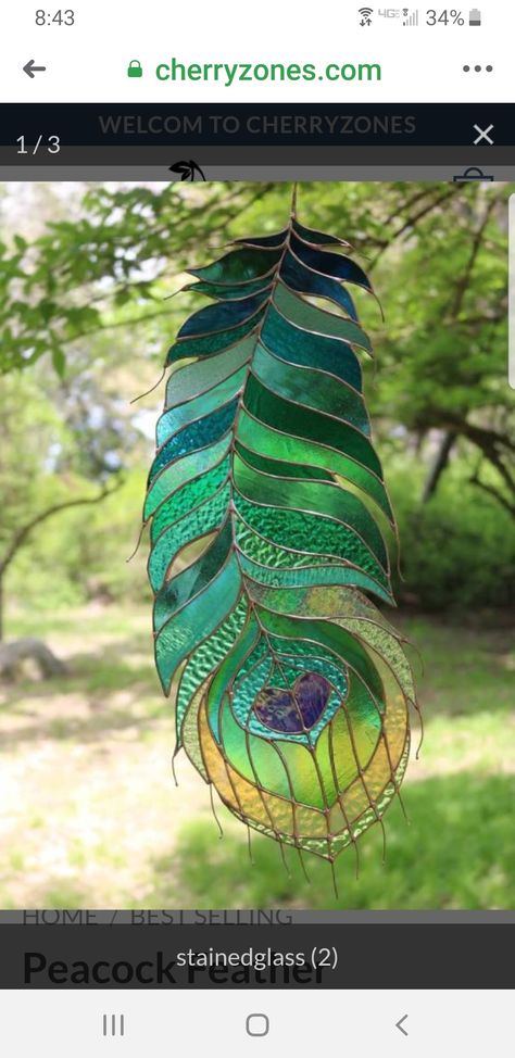 Stained Glass Peacock, Beautiful Peacock, Stained Glass Decor, Stained Glass Suncatchers, Stained Glass Flowers, Stained Glass Diy, Stained Glass Crafts, The Peacock, Stained Glass Designs