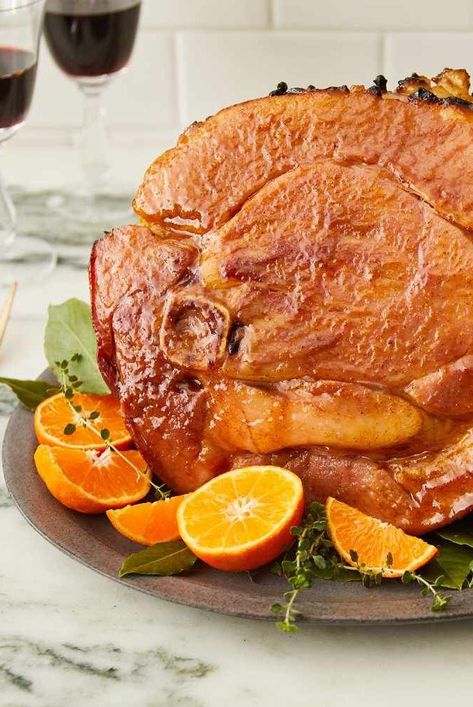 Cola Glazed Ham, Bourbon Glazed Ham, Southern Living Recipes, Southern Dinner, Bourbon Glaze, Sweet Glaze, Easy Ham, Hearty Dinner Recipes, Spicy Brown Mustard