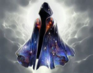 Star Cloak, Power Concept Art, Goddess Of The Sky, Power Concept, Stars Art, Magic The Gathering Cards, Magic Items, Clothes Reference, Character Design Ideas