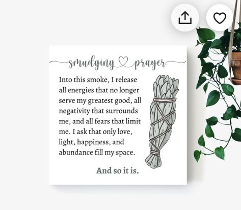 Sage Smudging Prayer, Sage Cleansing Prayer, White Sage Smudging, Sage Cleansing, Smudging Prayer, Sage Smudge Sticks, Space Dragon, House Cleansing, Sage Smudging